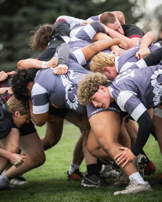 Athlete captured mid-action during a competitive game